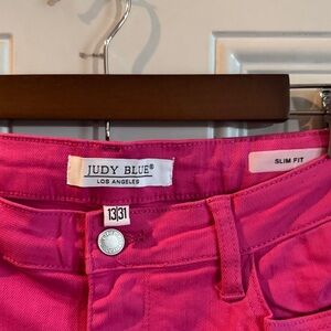 Judy Blue Slim Fit Pink Jeans